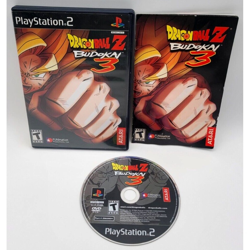 DRAGON BALL Z BUDOKAI 3 CIB COMPLETE IN BOX PS2 GAME PLAYSTATION 2